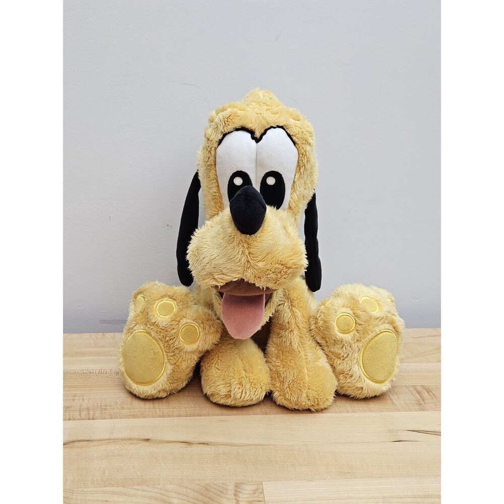 Plush Pluto Big Feet Disney Stuffed 12” Disney Parks Exclusive Plush Animal